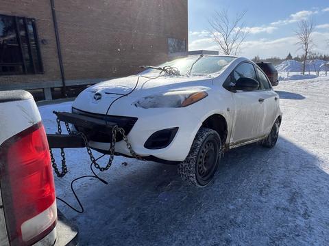 CashForCars Canada | Junk Car Removal of a Mazda 2 for Scrap Metal Recycling